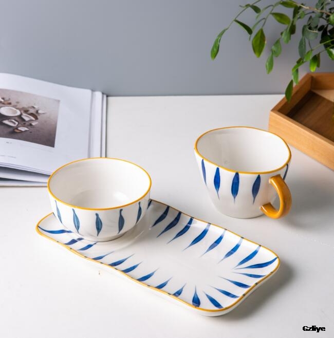 蔓調(diào)食光一人食陶瓷餐具 FM-TC2103