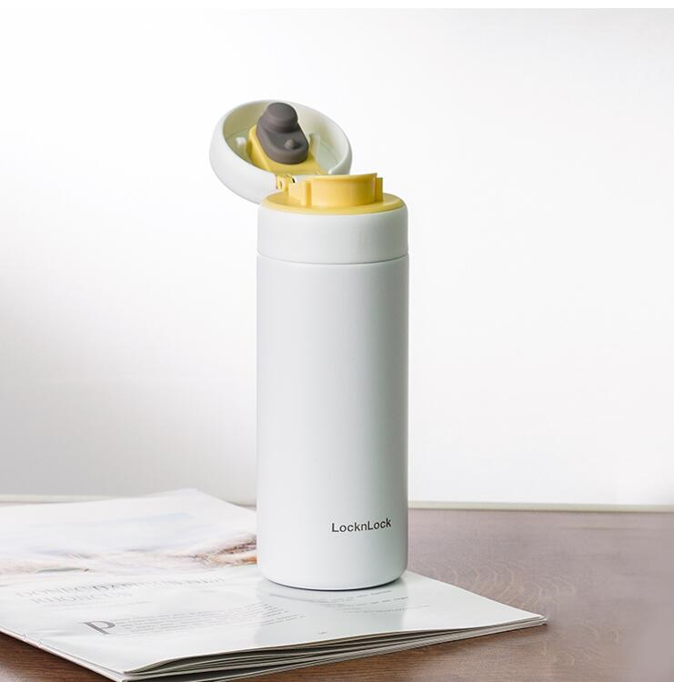 LHC3289WHT 樂(lè)扣樂(lè)扣立立推蓋保溫杯350mL（白）