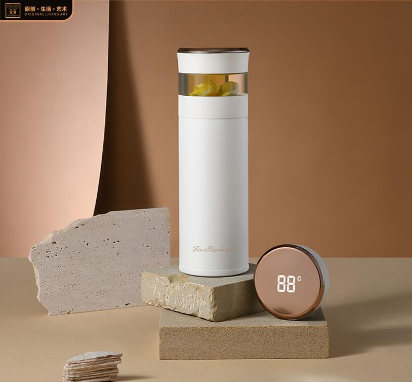 HXB-BW139茶馬仕智能保溫杯（禮盒裝）