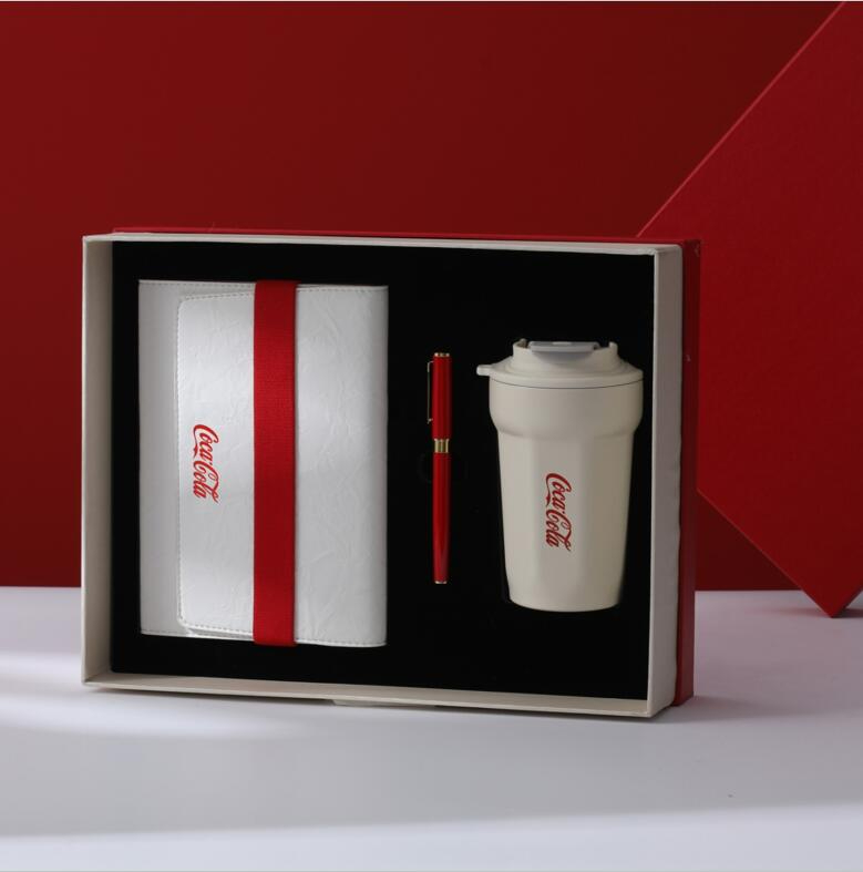 精裝本禮盒套裝簽字筆咖啡杯